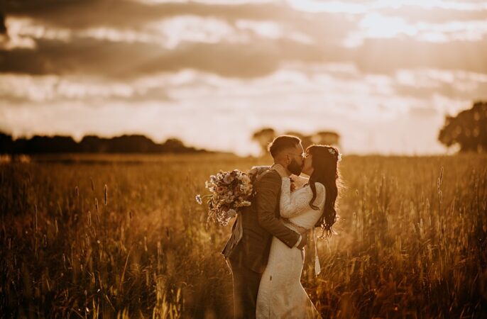 Pampas Grass Barn Wedding Kazooieloki