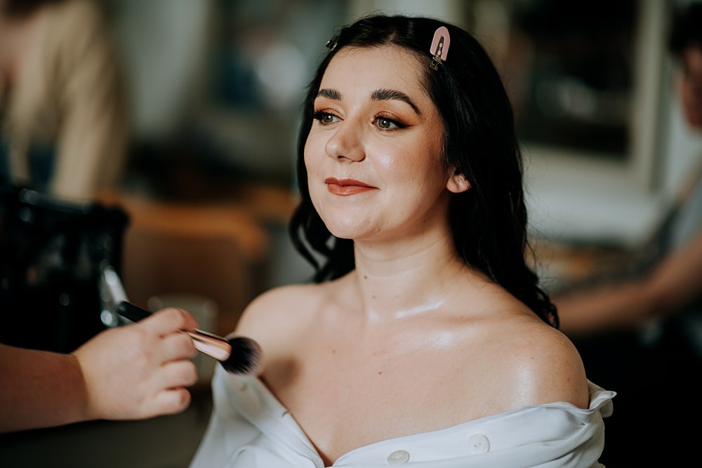 Bridal Makeup Pampas Grass Barn Wedding Kazooieloki