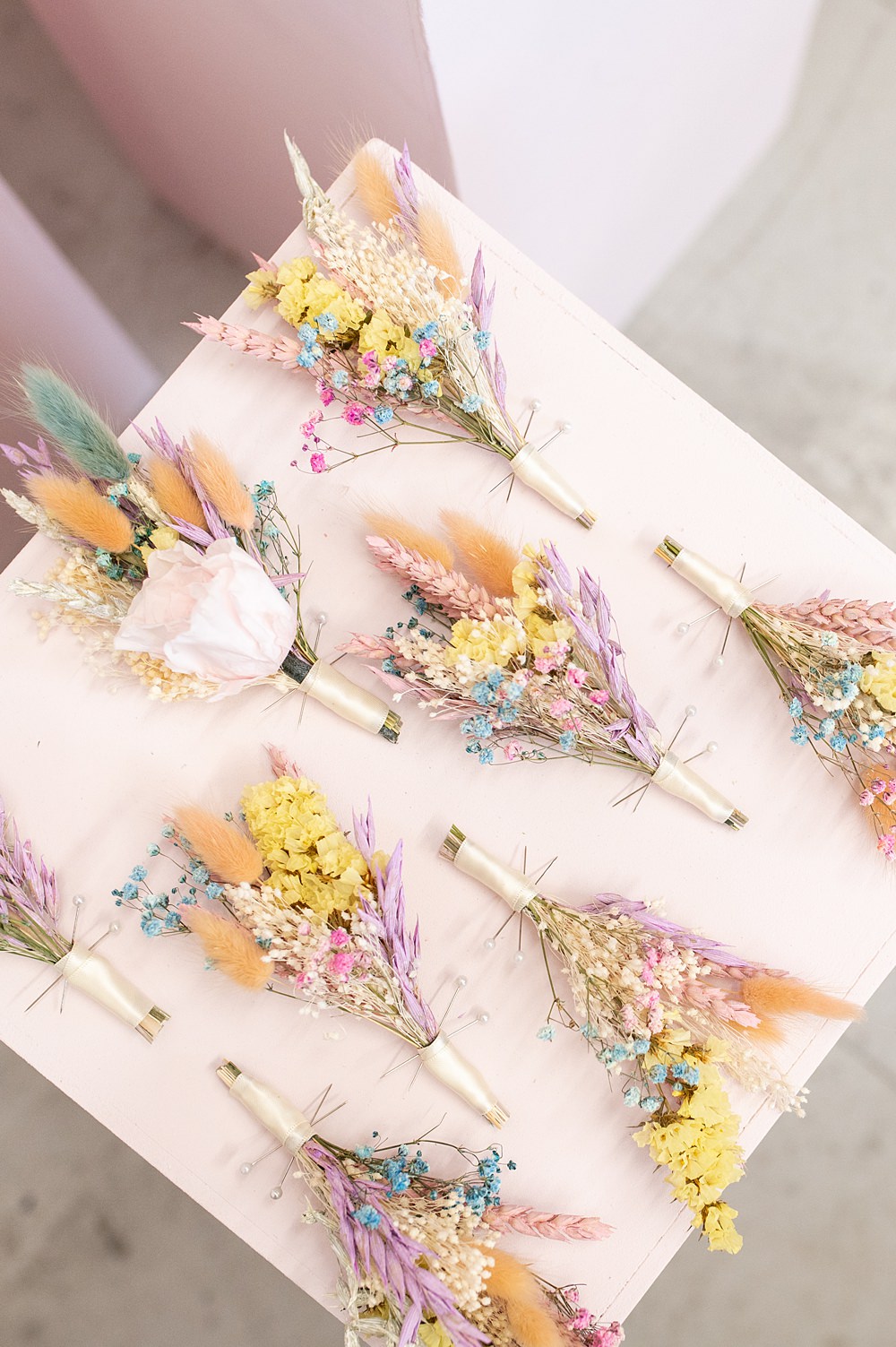 Preserved Wedding Flowers Buttonholes hollybooth