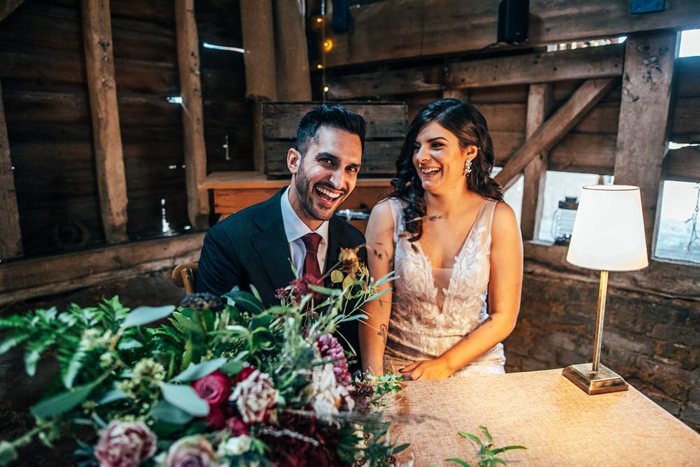 Red Greenery Wedding Three Flowers Photography