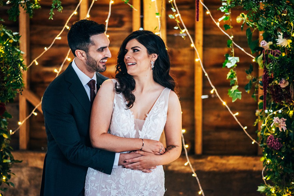 Red Greenery Wedding Three Flowers Photography