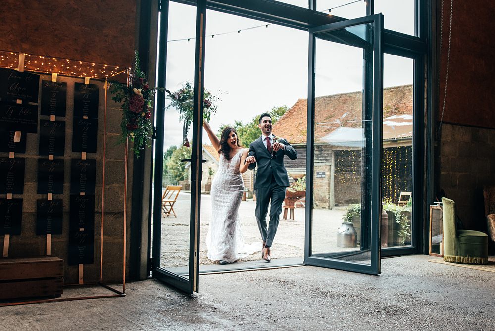 Red Greenery Wedding Three Flowers Photography