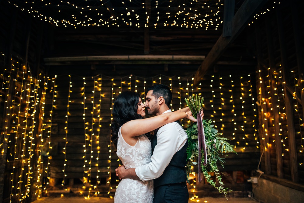 Red Greenery Wedding Three Flowers Photography