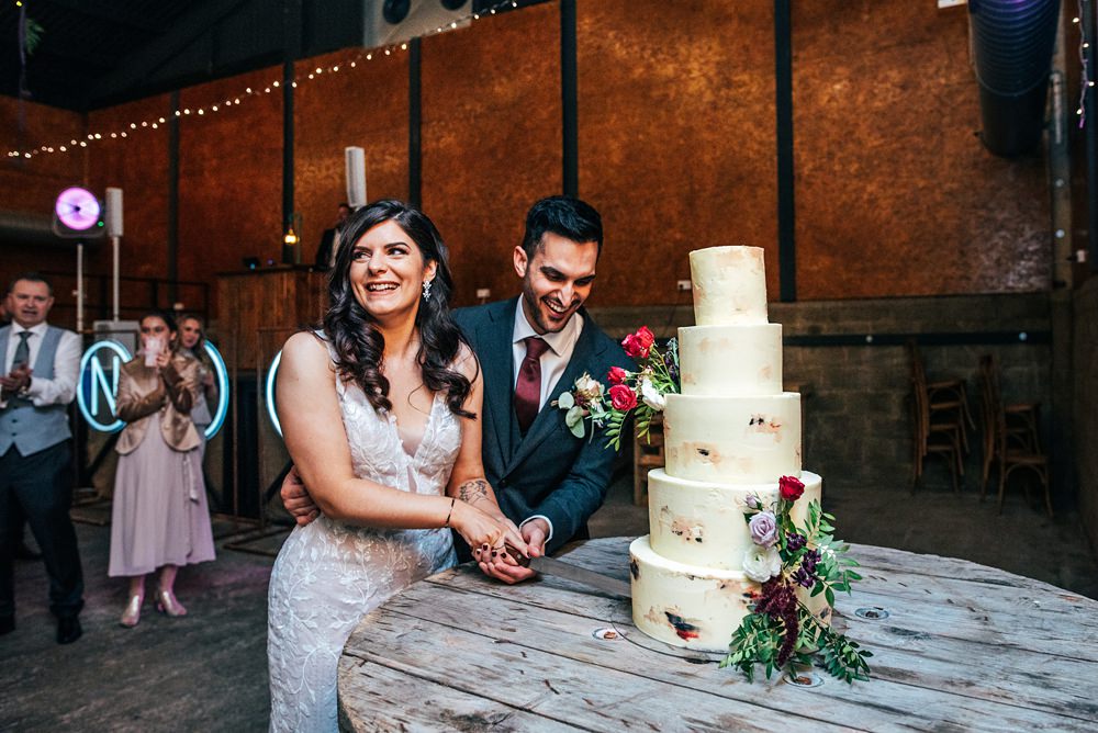 Red Greenery Wedding Three Flowers Photography