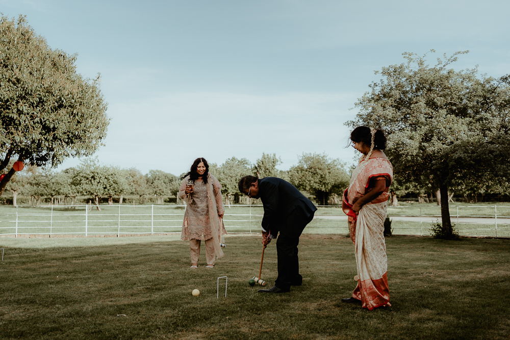 Garden Games Sri Lankan English Wedding Patrick Partridge Photography