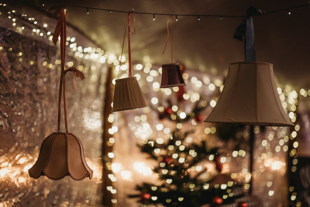 Wedding Decor Idea Lampshades Thyme Lane Photography