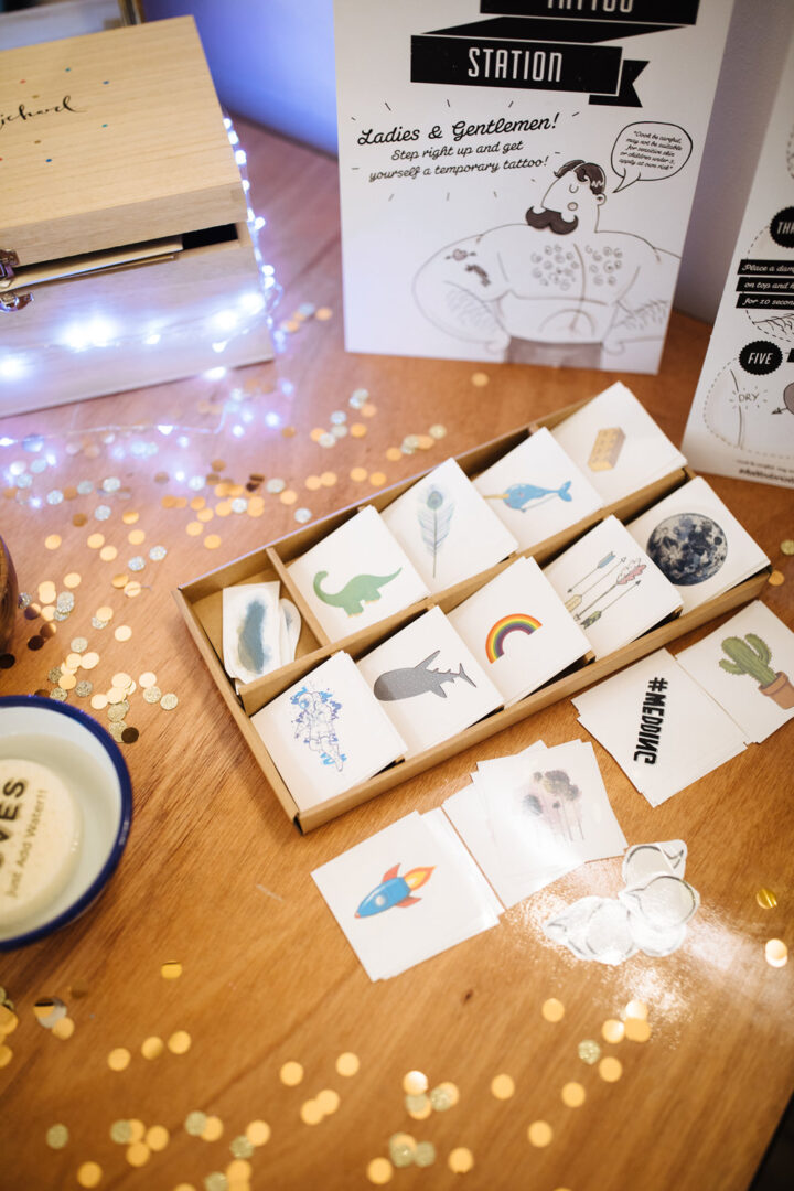Wedding Decor Idea Tattoos Laura Debourde Photography