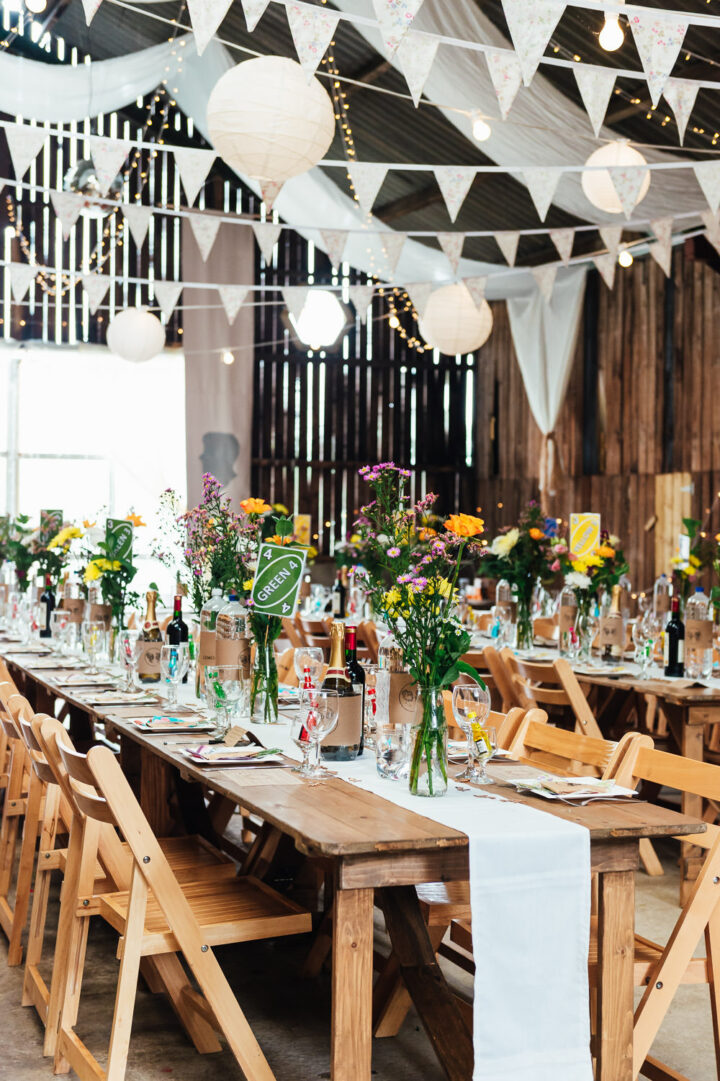 Wedding Decor Ideas Bunting Jessica Grace Photography