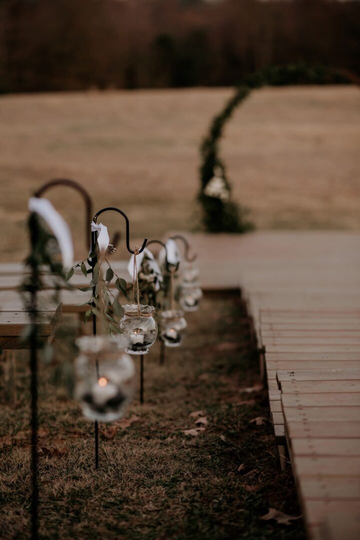 Wedding Decor Ideas Candles Aisle Monisa J Photography