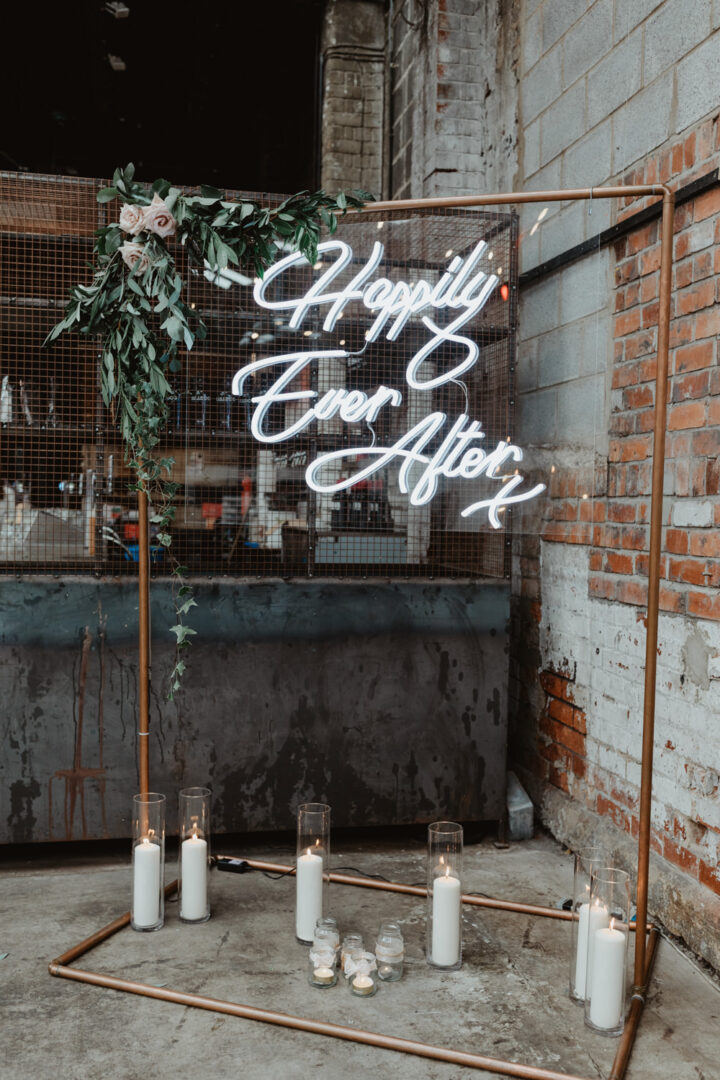 Wedding Decor Ideas Neon Sign Stevie Jay Photography