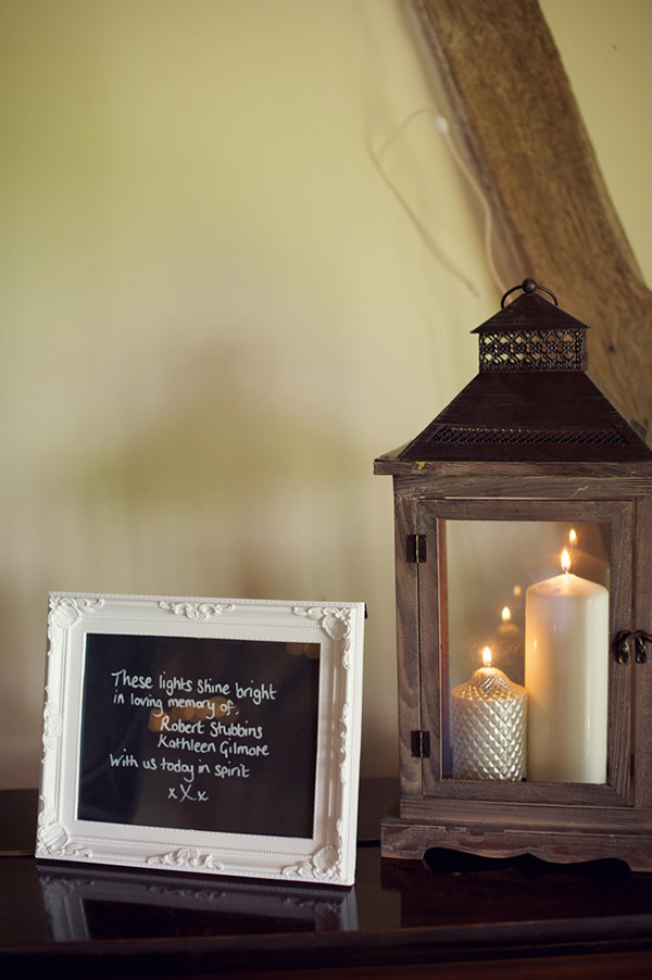 Wedding Memorial Candles Rebecca Douglas Photography
