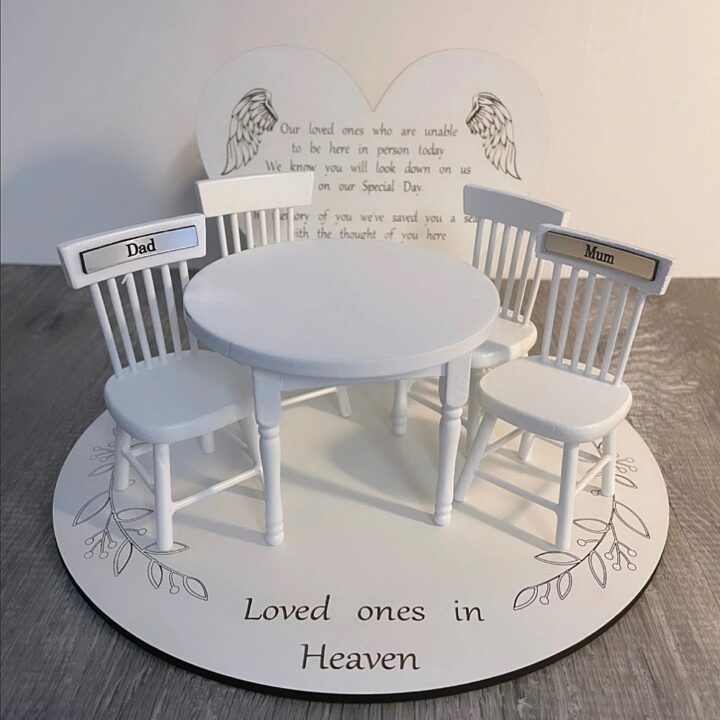 Wedding Memory Table Chairs
