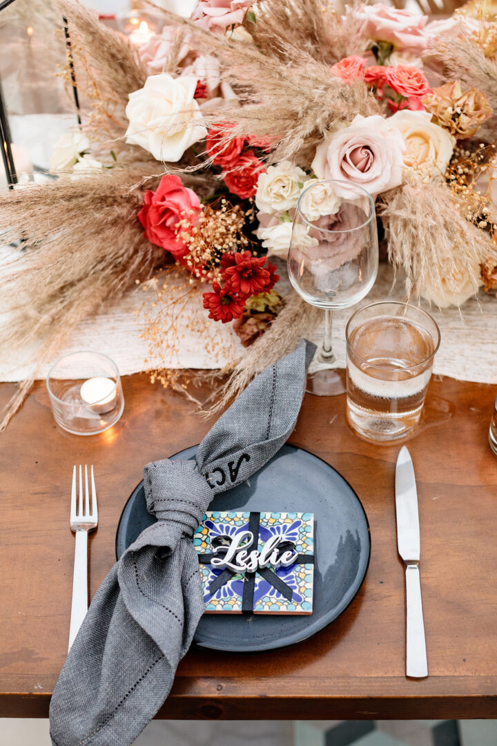 Wedding Place Settings Anna Gomes Photo