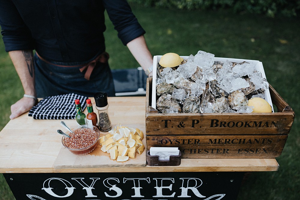 Oysters Food William Morris Gallery Wedding Matt Horan Photography