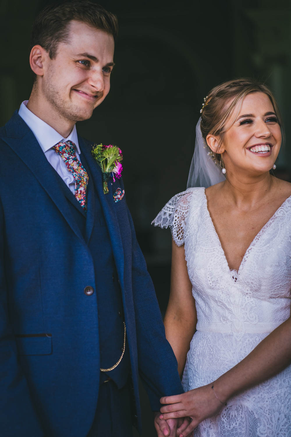 Yellow Pink Wedding Amy Jordison Photography