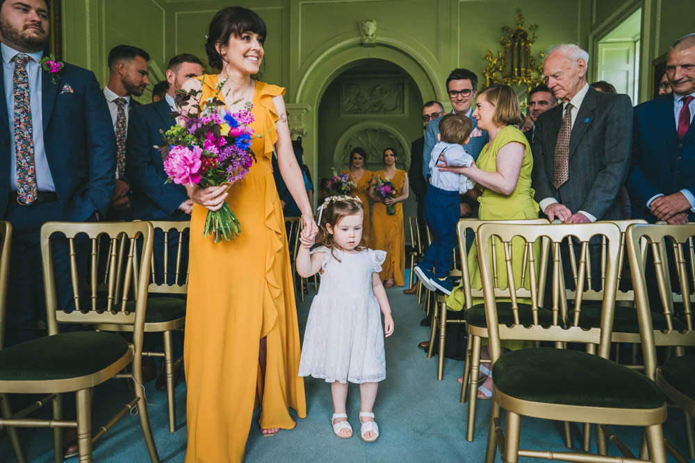 Yellow Pink Wedding Amy Jordison Photography