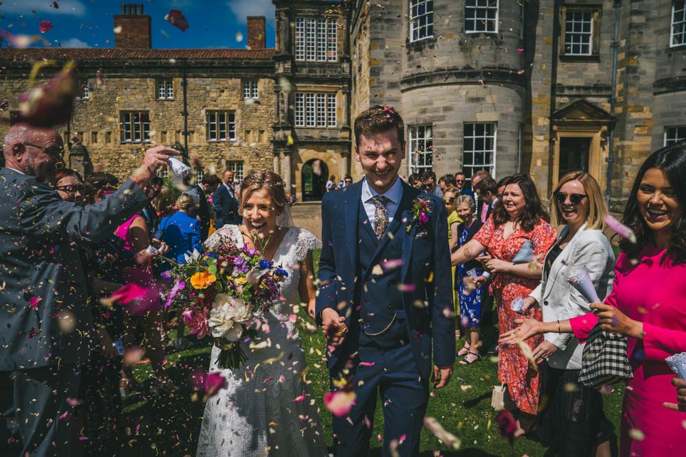 Yellow Pink Wedding Amy Jordison Photography
