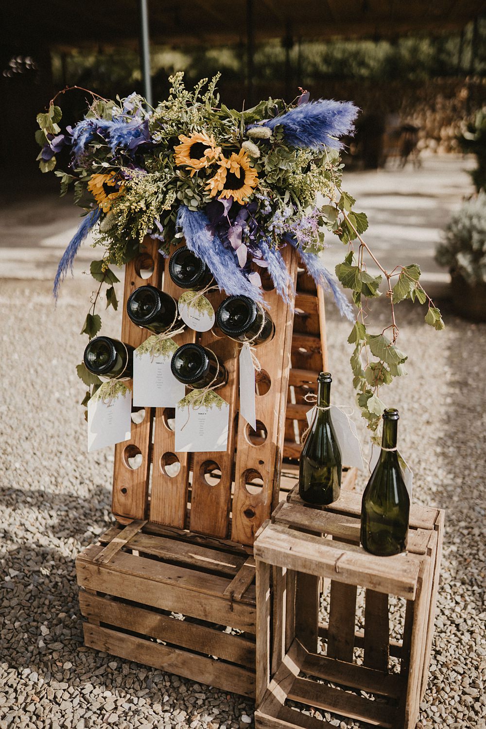 Wine Bottle Table Plan Binifadet Wedding Laura Mazzello Photography