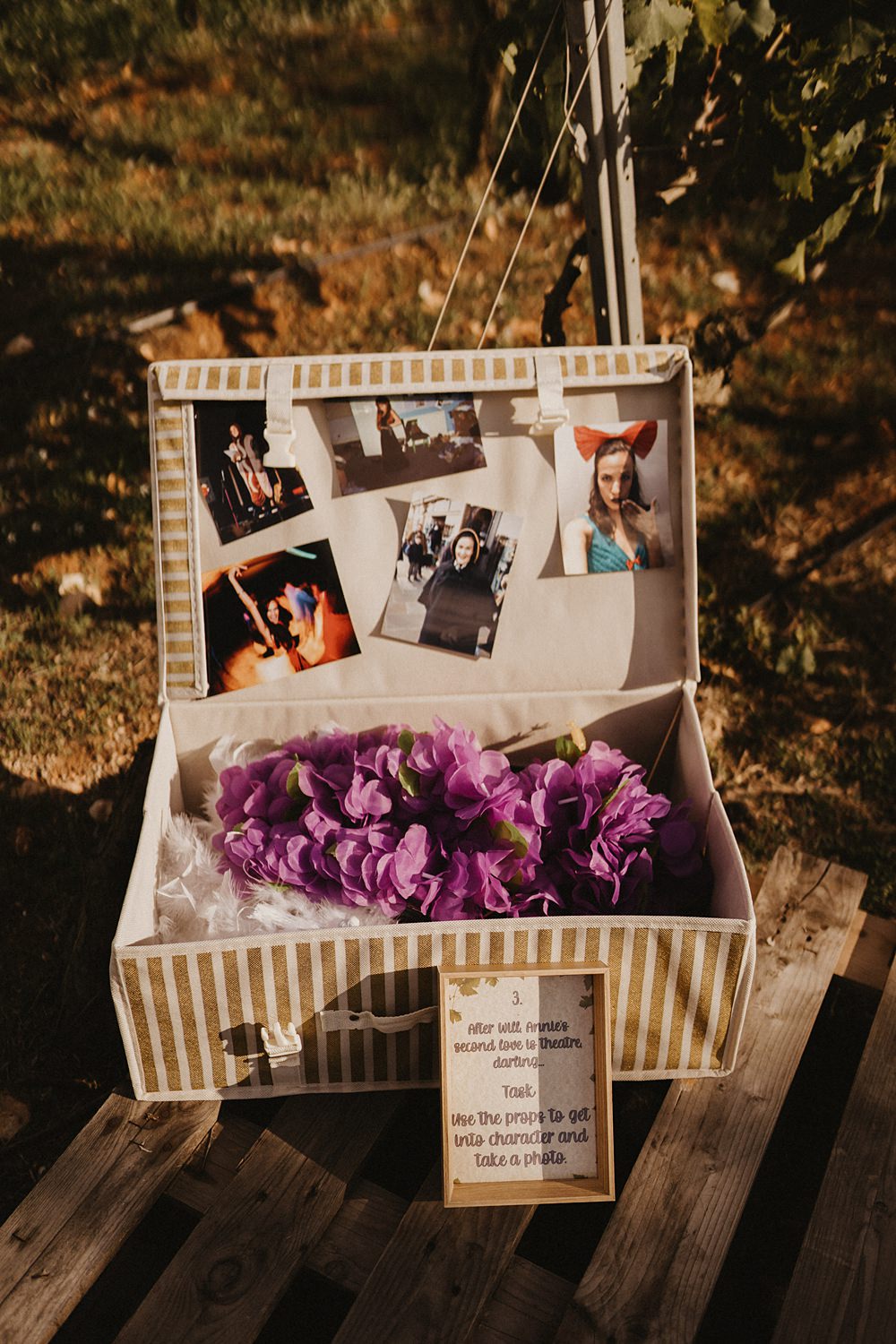 Treasure Hunt Hamper Binifadet Wedding Laura Mazzello Photography