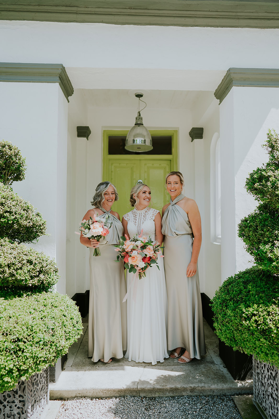 Sage Green Bridesmaid Dresses Brighton Barn Wedding Kim Williams Weddings