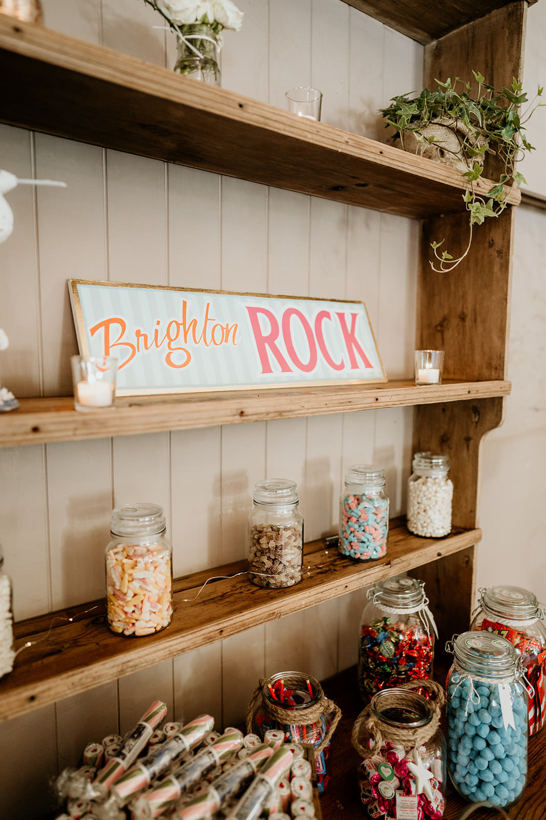 Rock Sweet Bar Brighton Barn Wedding Kim Williams Weddings