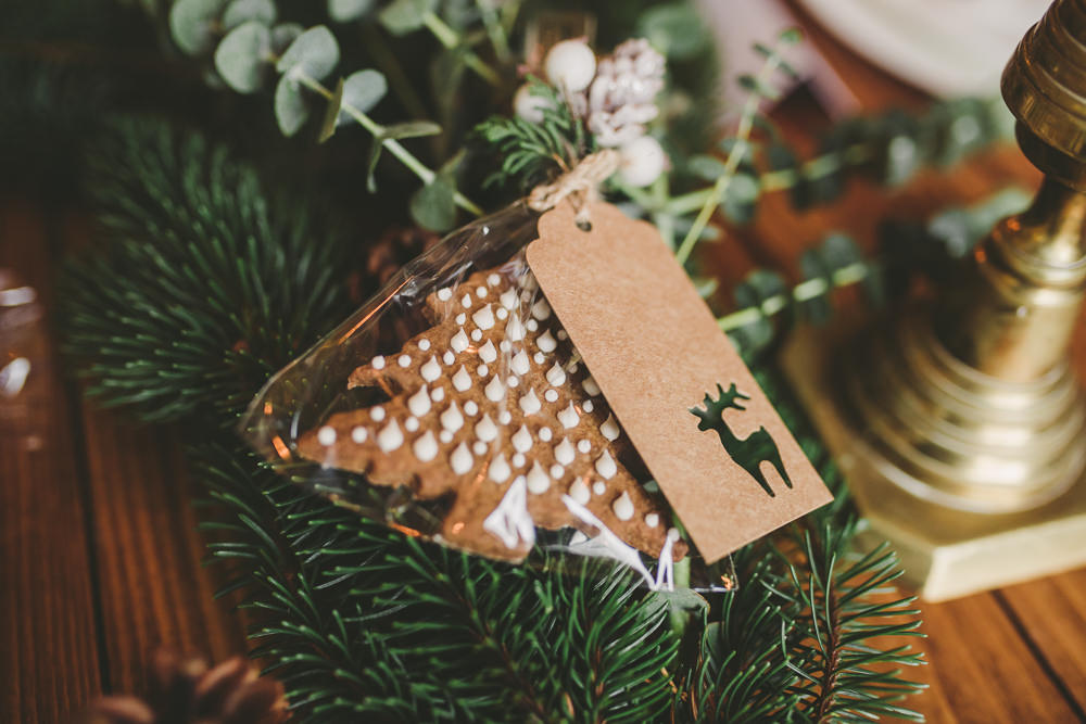 Christmas Wedding Favour Gingerbread Mini and Me Photography
