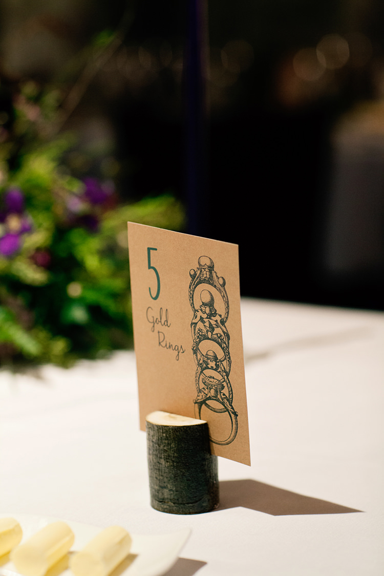 Christmas Wedding Ideas Table Name Jo Bradbury