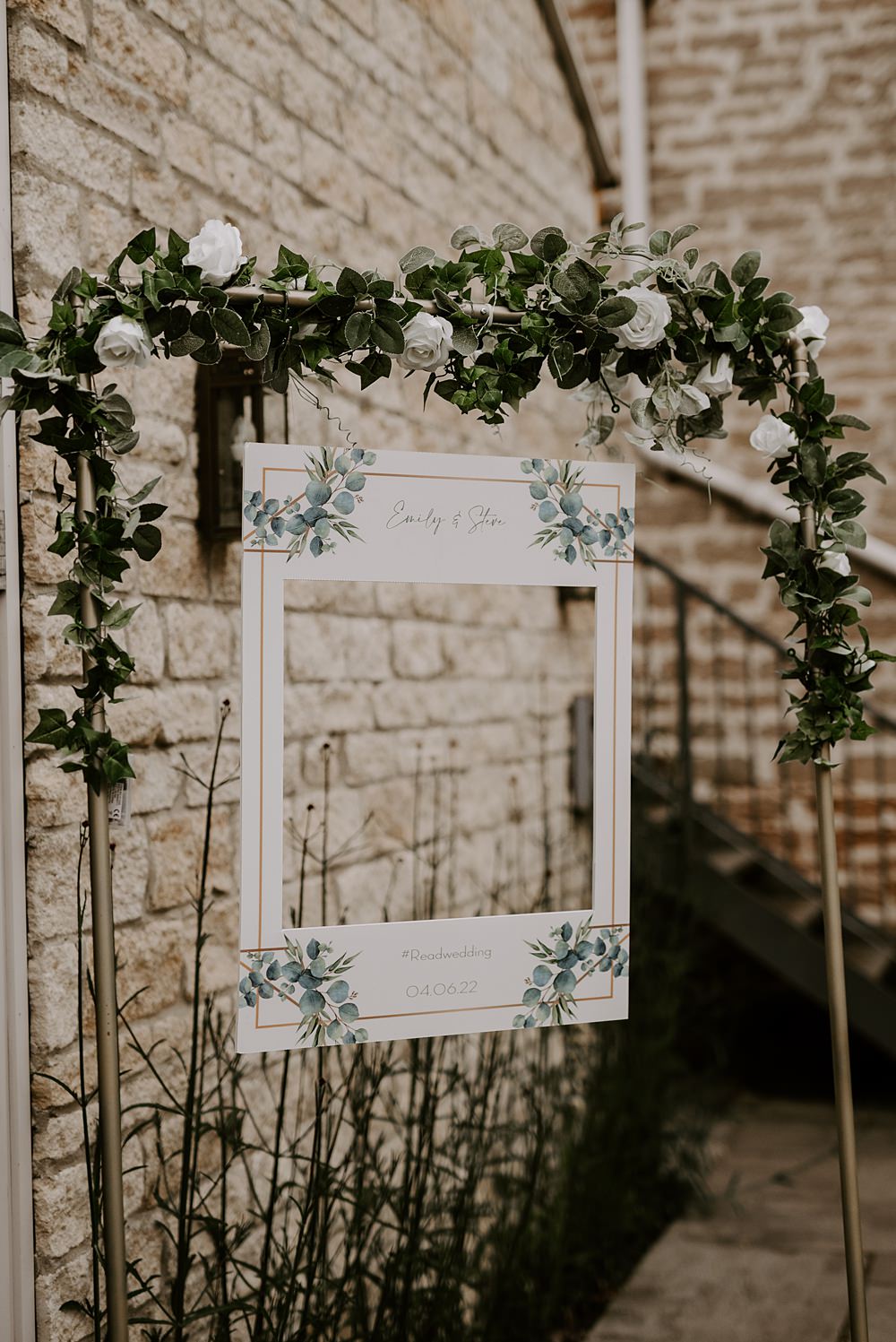 Cut Out Photo Booth Frame Cockliffe Country House Wedding The Light Painters