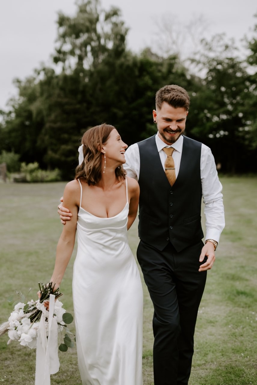 Satin Silk Slip Dress Bride Bridal Cockliffe Country House Wedding The Light Painters