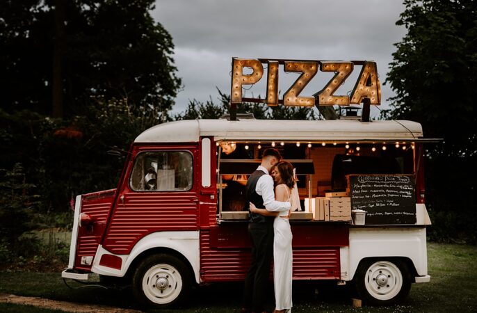 Pizza Truck Food Cockliffe Country House Wedding The Light Painters
