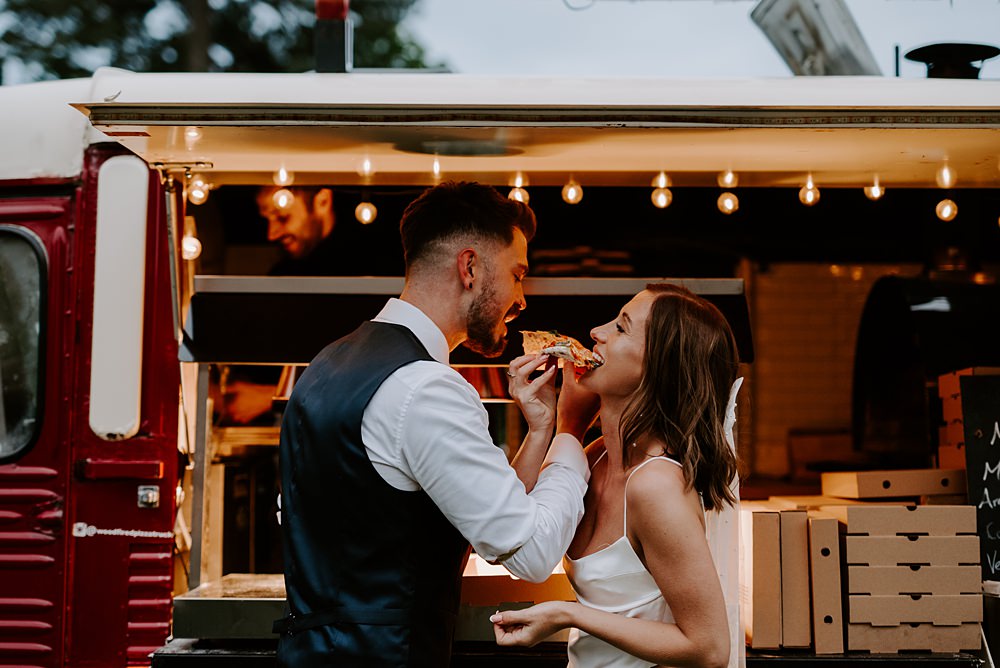 Pizza Truck Food Cockliffe Country House Wedding The Light Painters