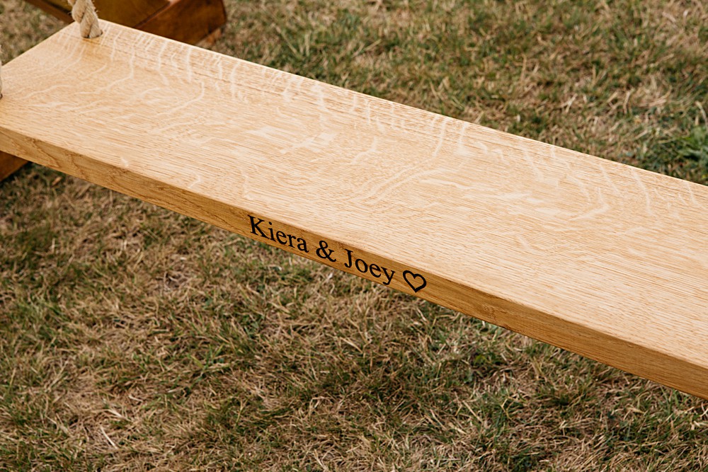 Swing Seat Guest Book Elegant Farm Wedding Jenny Rose Photography