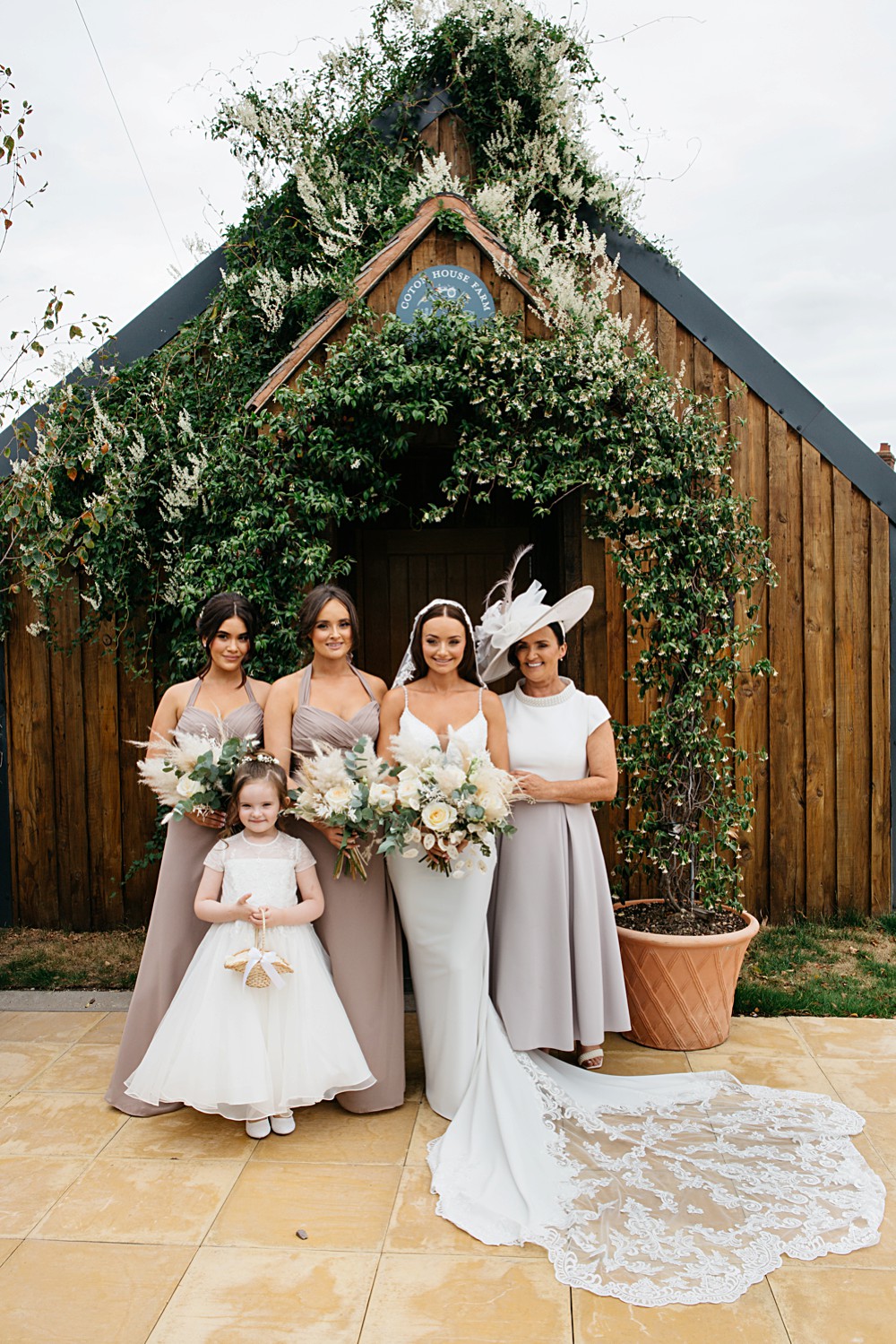 Grey Bridesmaid Dresses Elegant Farm Wedding Jenny Rose Photography