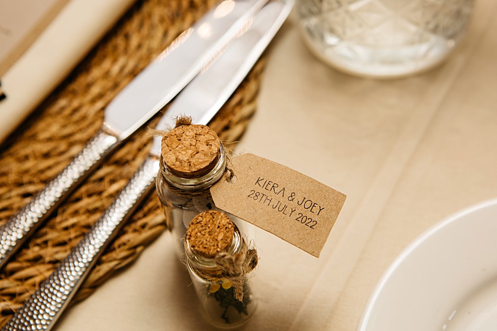 Pebble Test Tube Favour Elegant Farm Wedding Jenny Rose Photography