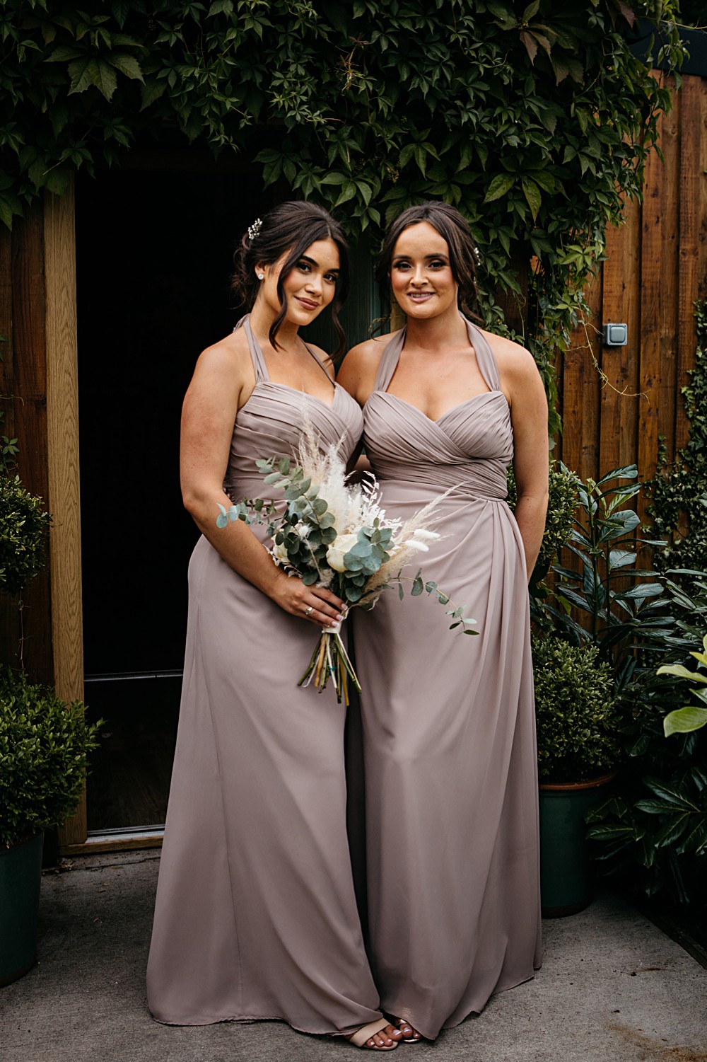 Grey Bridesmaid Dresses Elegant Farm Wedding Jenny Rose Photography