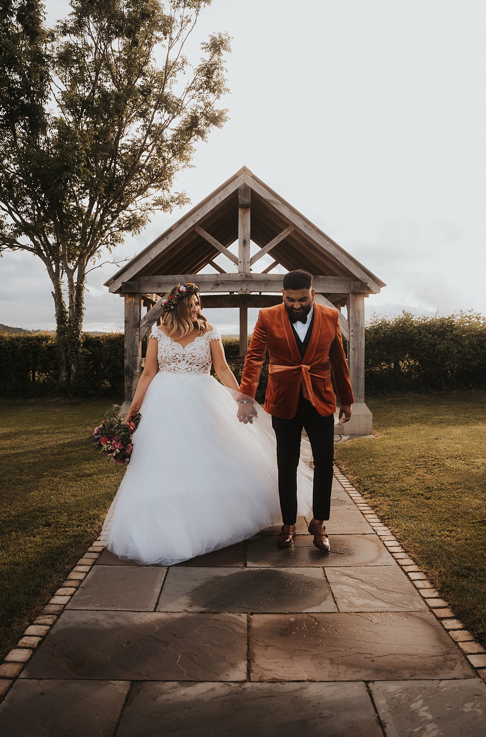 Fun Colourful Barn Wedding Firewood Film