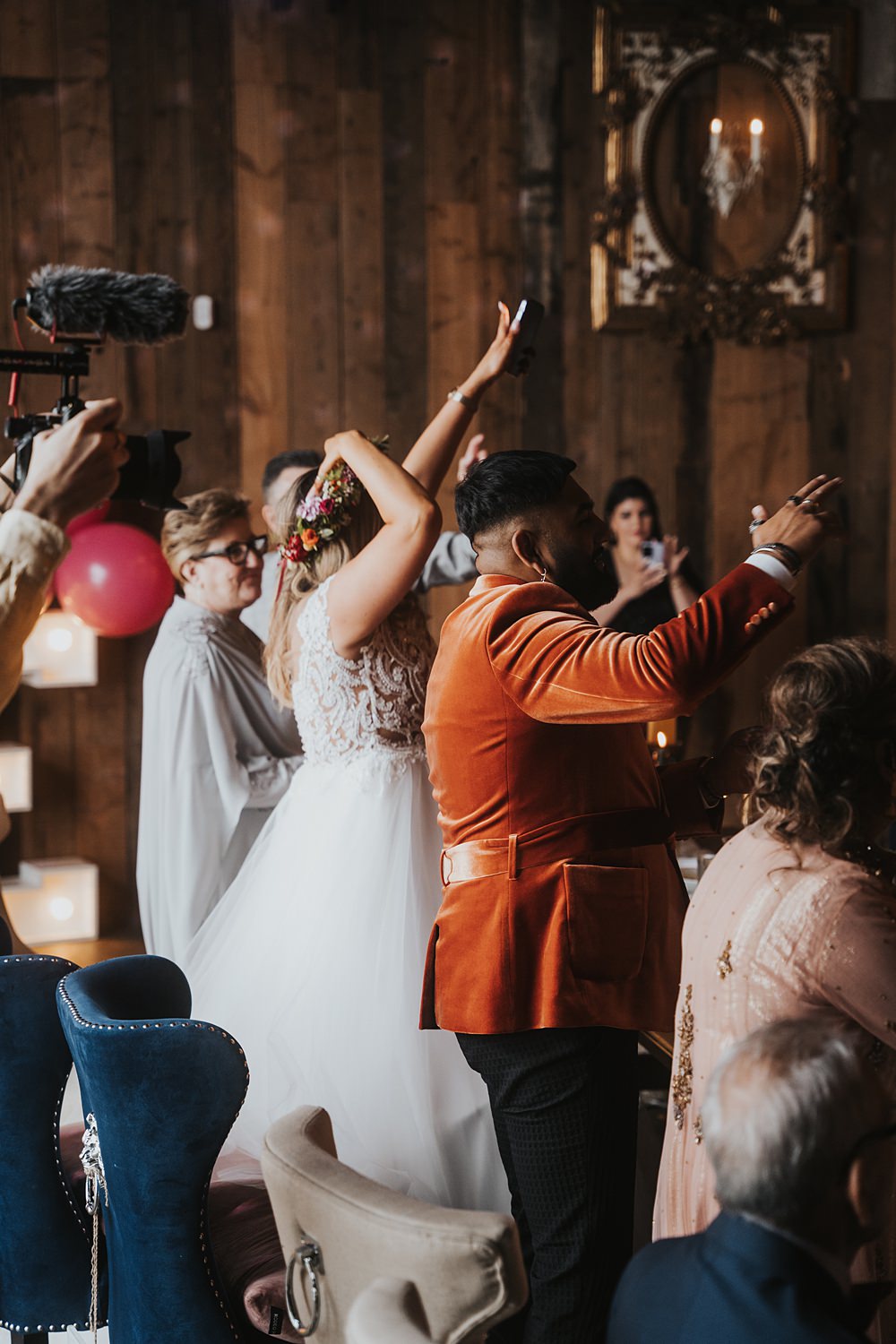 Fun Colourful Barn Wedding Firewood Film
