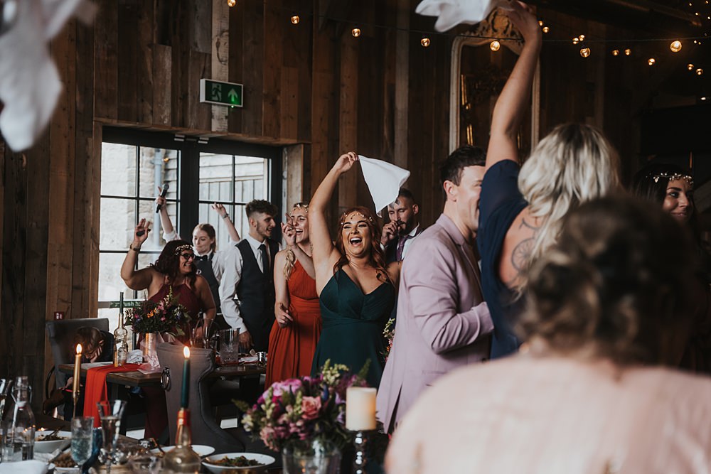 Fun Colourful Barn Wedding Firewood Film