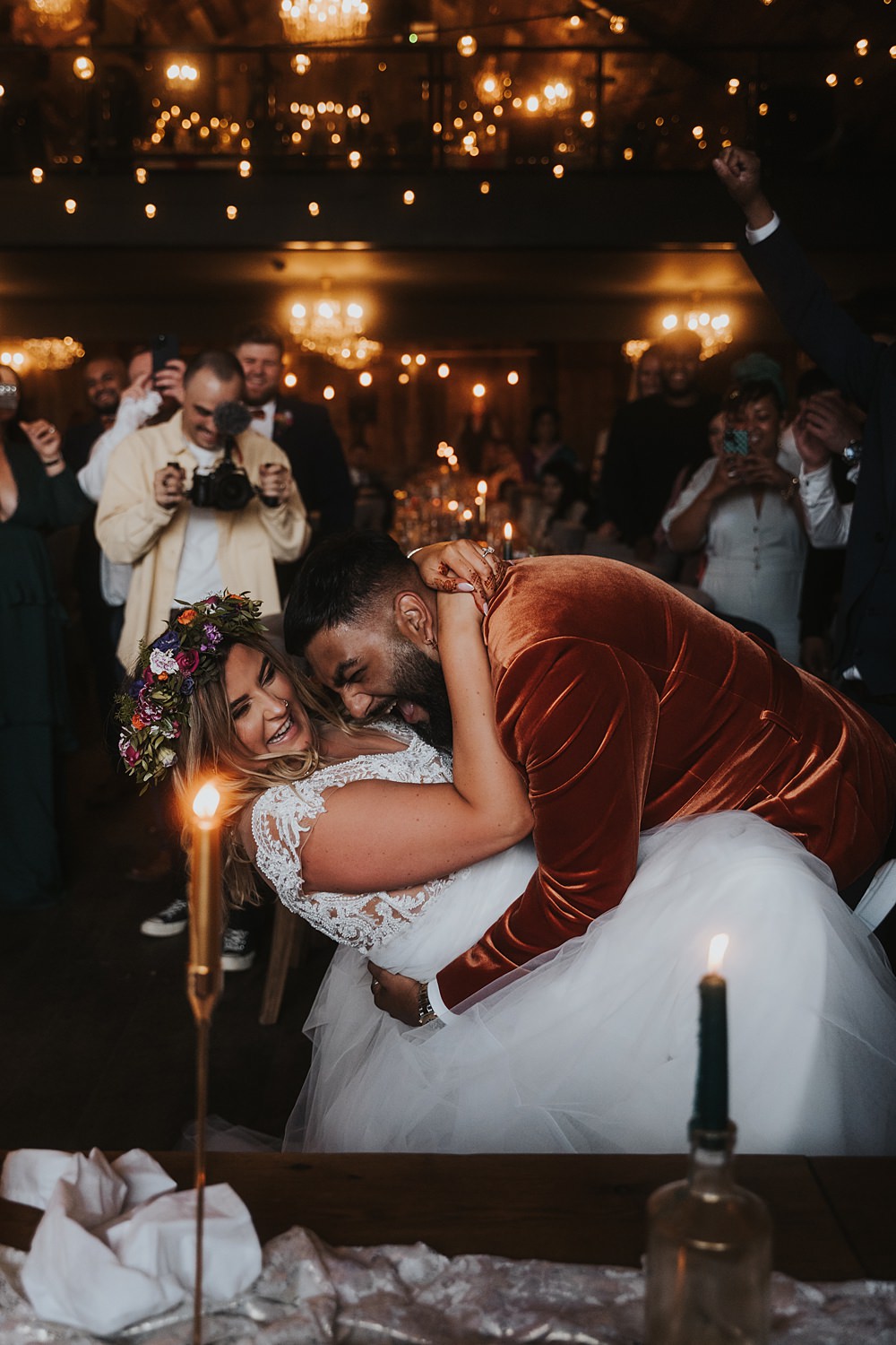 Fun Colourful Barn Wedding Firewood Film