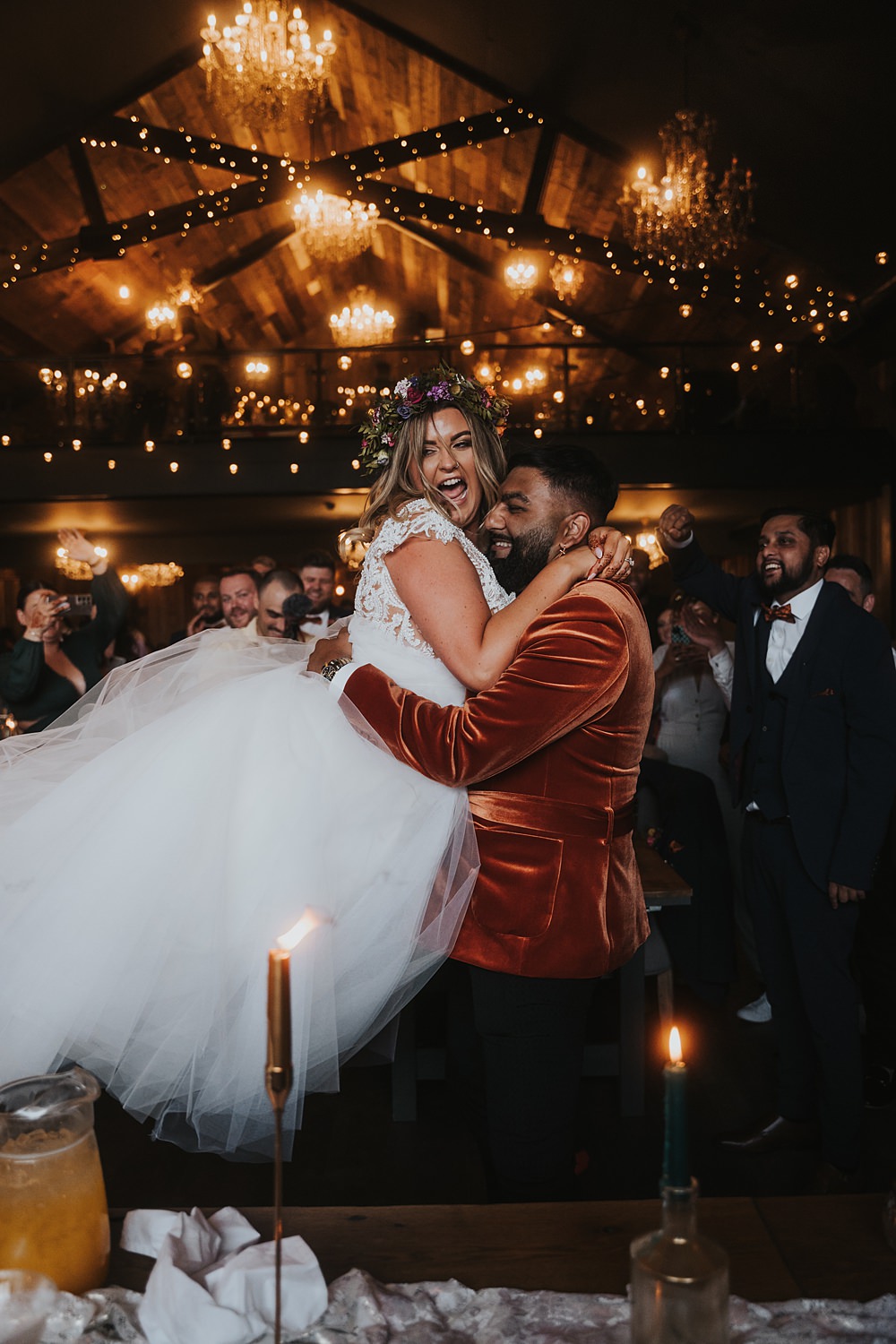 Fun Colourful Barn Wedding Firewood Film
