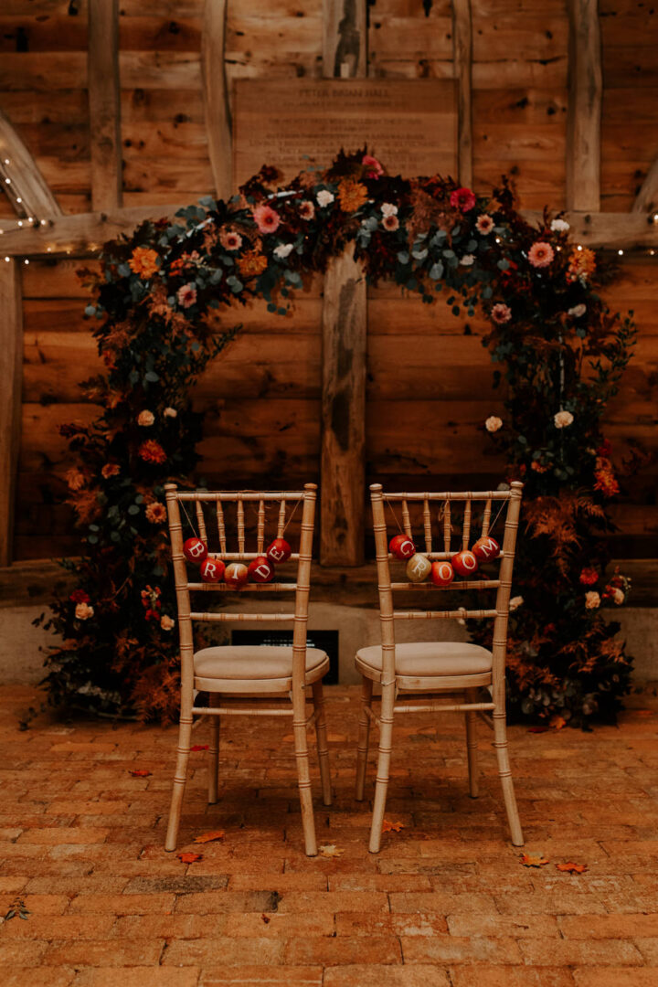 Halloween Wedding Ideas Apple Chairs The Light Painters