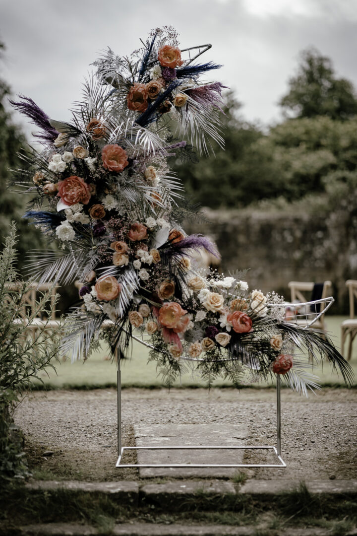 Halloween Wedding Ideas Moon Flowers Dani Louise Photography