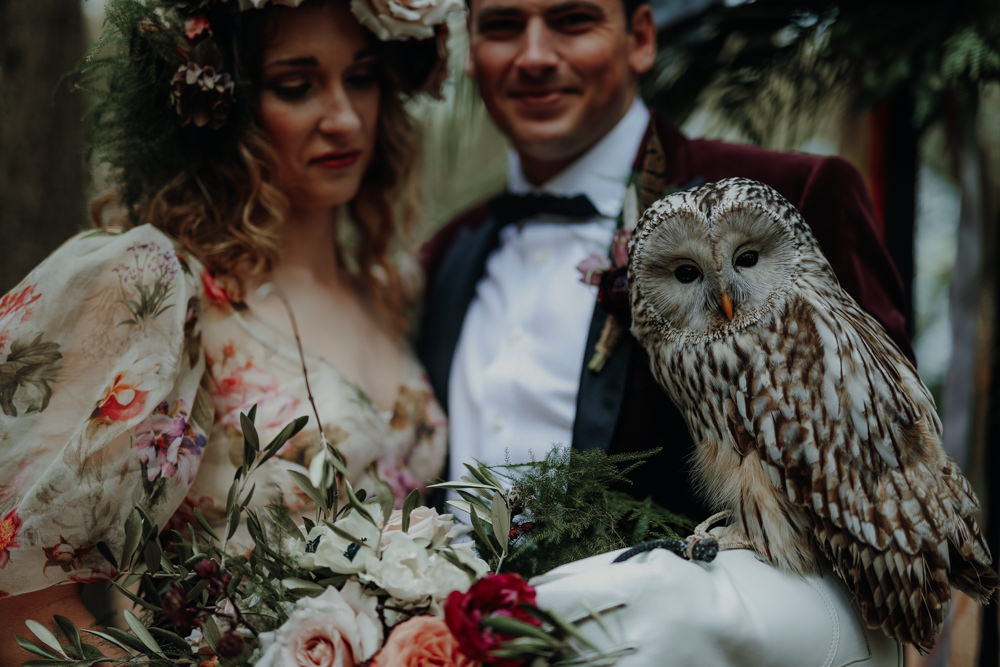 Halloween Wedding Ideas Owl Ayelle Photography