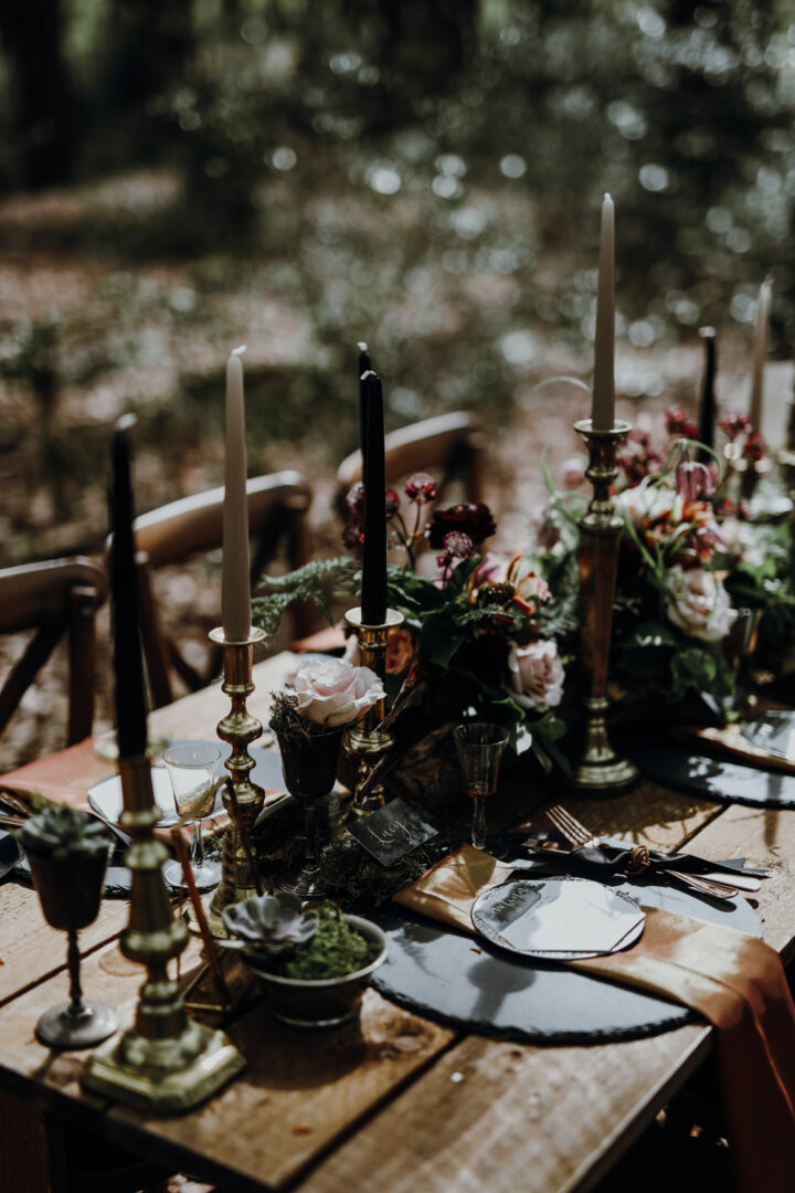 Halloween Wedding Ideas Table Decor Ayelle Photography