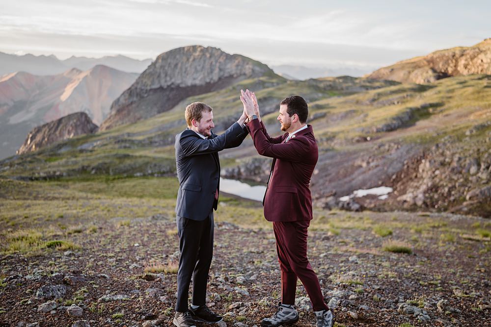 Hiking Elopement Vows and Peaks