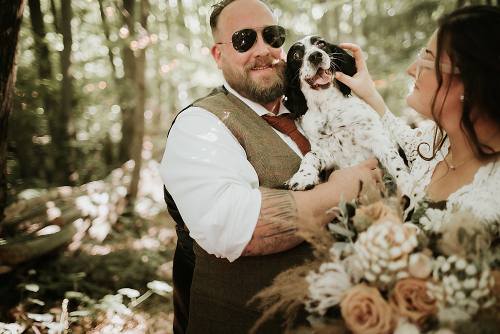 Pet Dog Kent Woodland Wedding Paul Fuller Photography