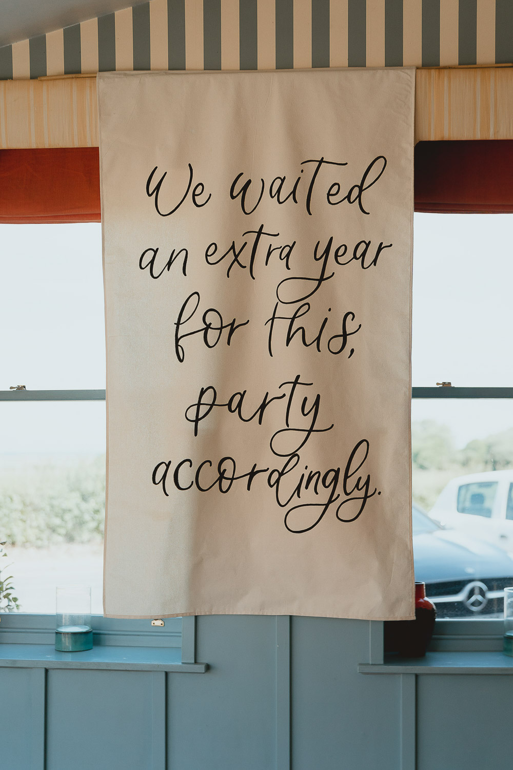 Banner Sign Norfolk Beach Wedding Georgia Rachael