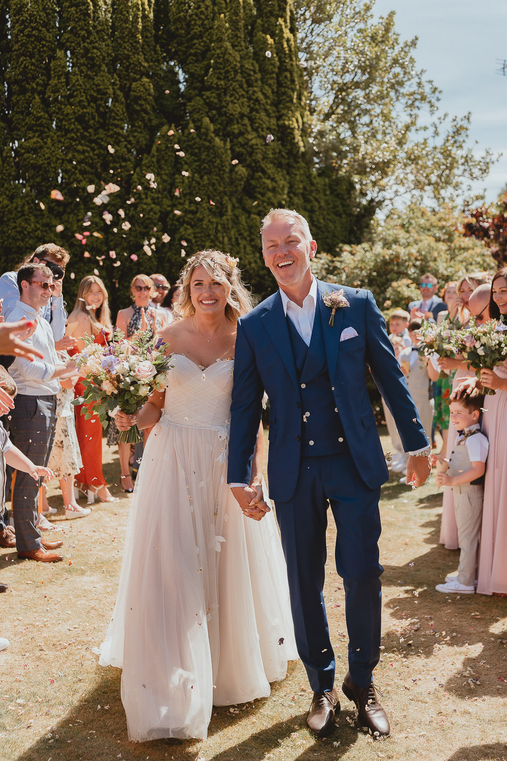 Confetti Throw Norfolk Beach Wedding Georgia Rachael