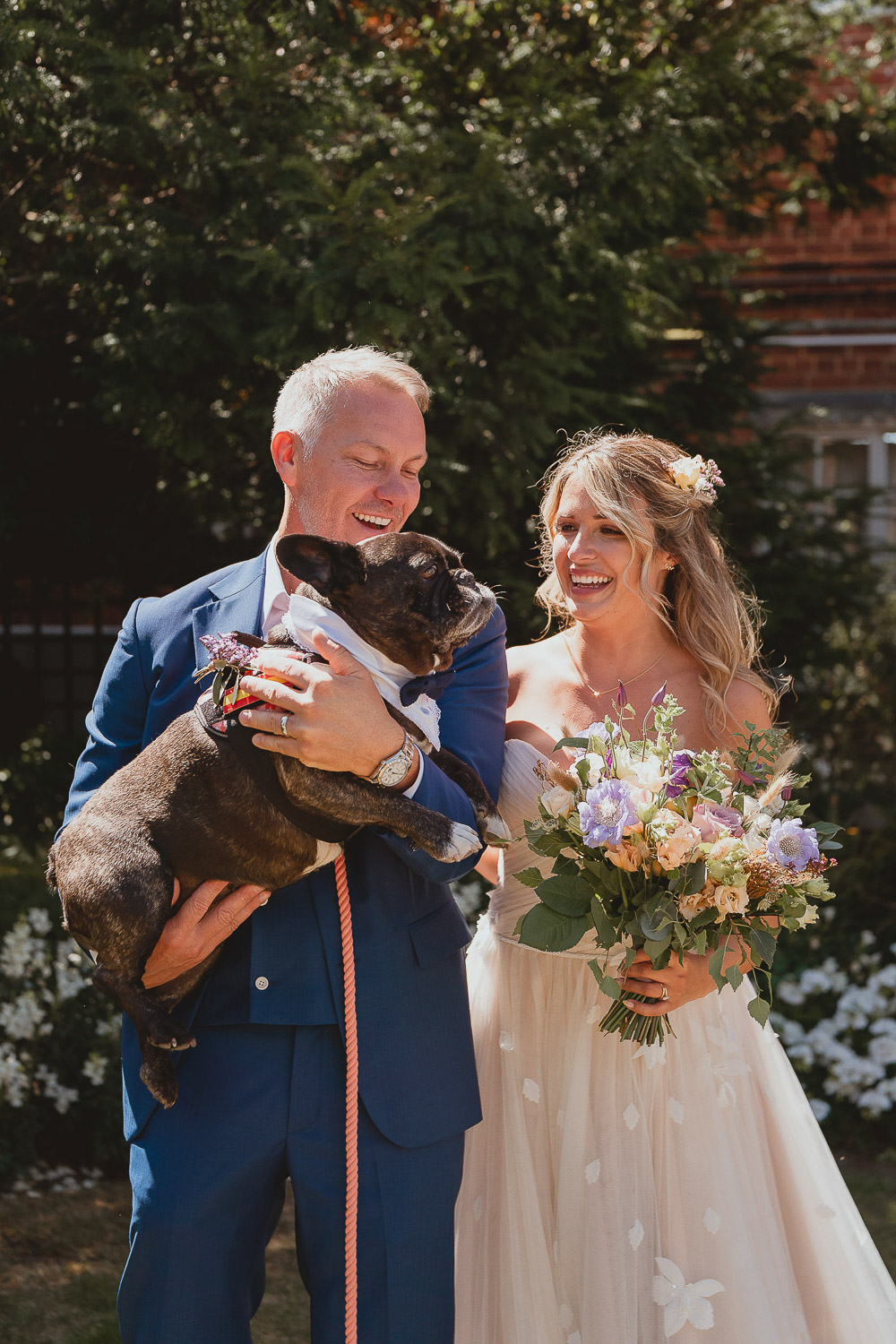 Pet Dog Norfolk Beach Wedding Georgia Rachael