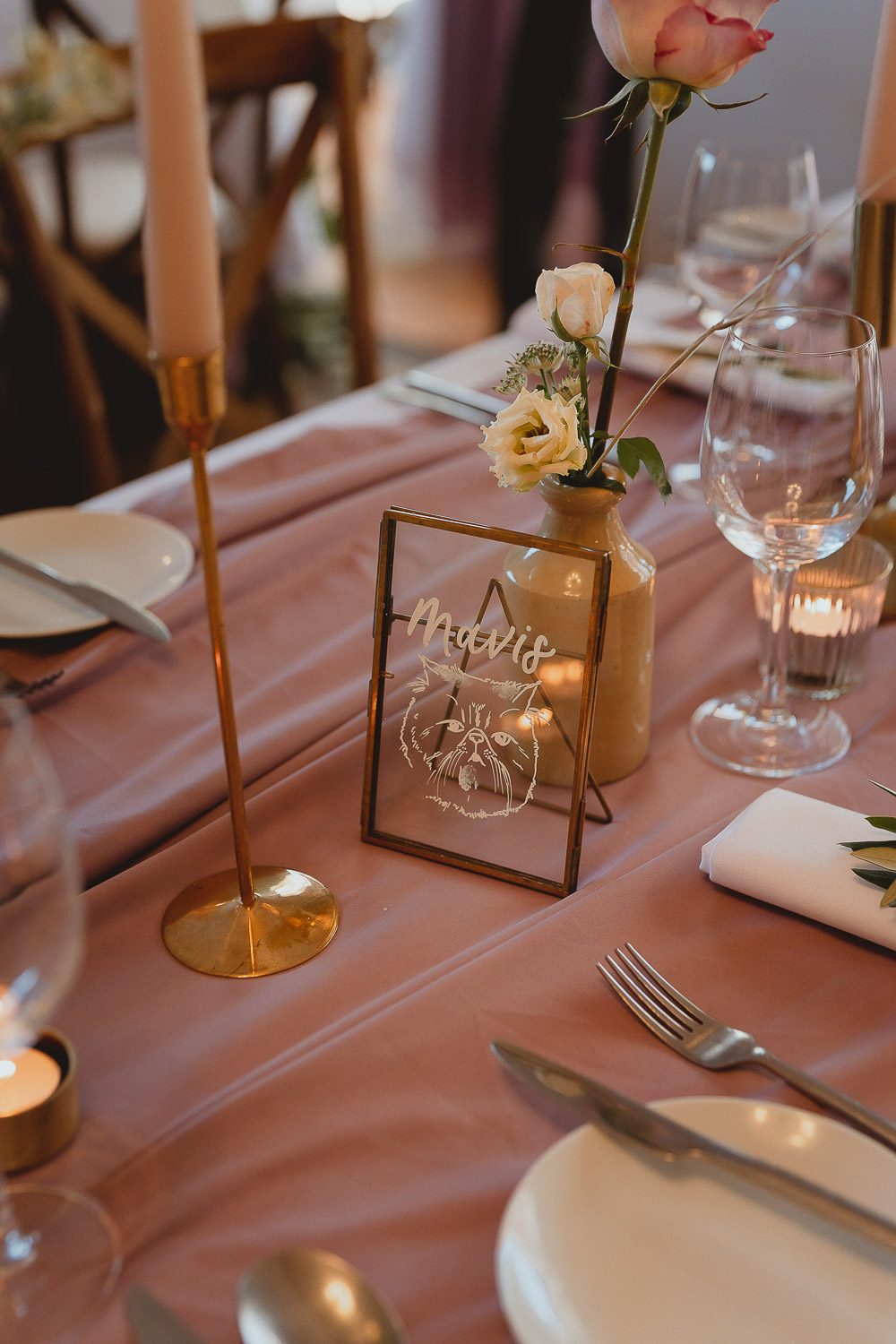 Pink Table Decor Candles Flowerss Pet Table Name Frame Norfolk Beach Wedding Georgia Rachael